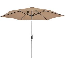 Зонт от солнца VidaXL 44512 LED (Taupe Grey)