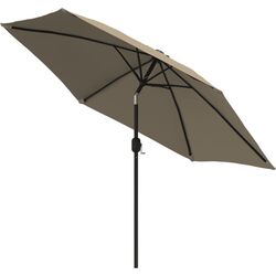 Зонт от солнца VidaXL 44512 LED (Taupe Grey) Thumb