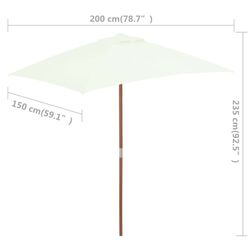 Umbrela de soare VidaXL 44533 (Sand) Thumb