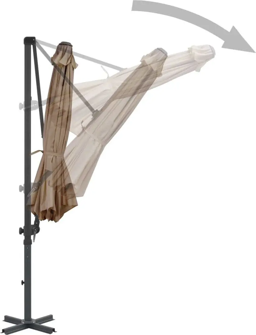 Зонт от солнца VidaXL 44623 (Taupe Grey)