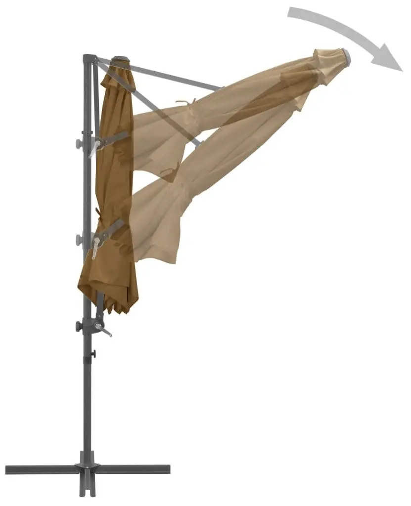 Зонт от солнца VidaXL 44631 (Taupe)