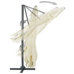 Umbrela de soare VidaXL 44633 (Sand) Thumb