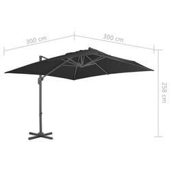 Зонт от солнца VidaXL 44636 (Anthracite) Thumb