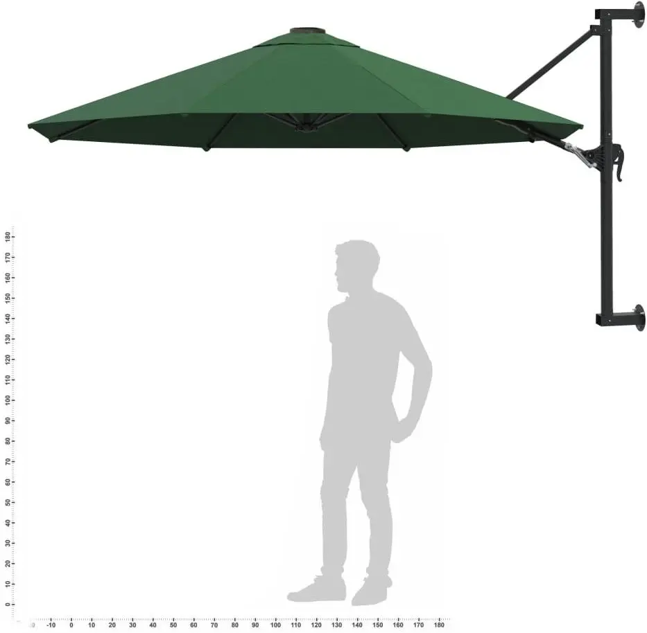 Umbrela de soare VidaXL 44864 (Green)
