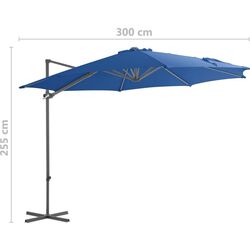 Umbrela de soare VidaXL 46999 (Blue) Thumb