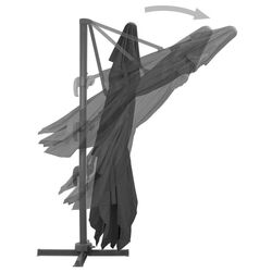 Umbrela de soare VidaXL 47001 (Black) Thumb