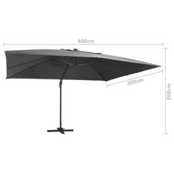 Зонт от солнца VidaXL 47006 (Anthracite) Thumb