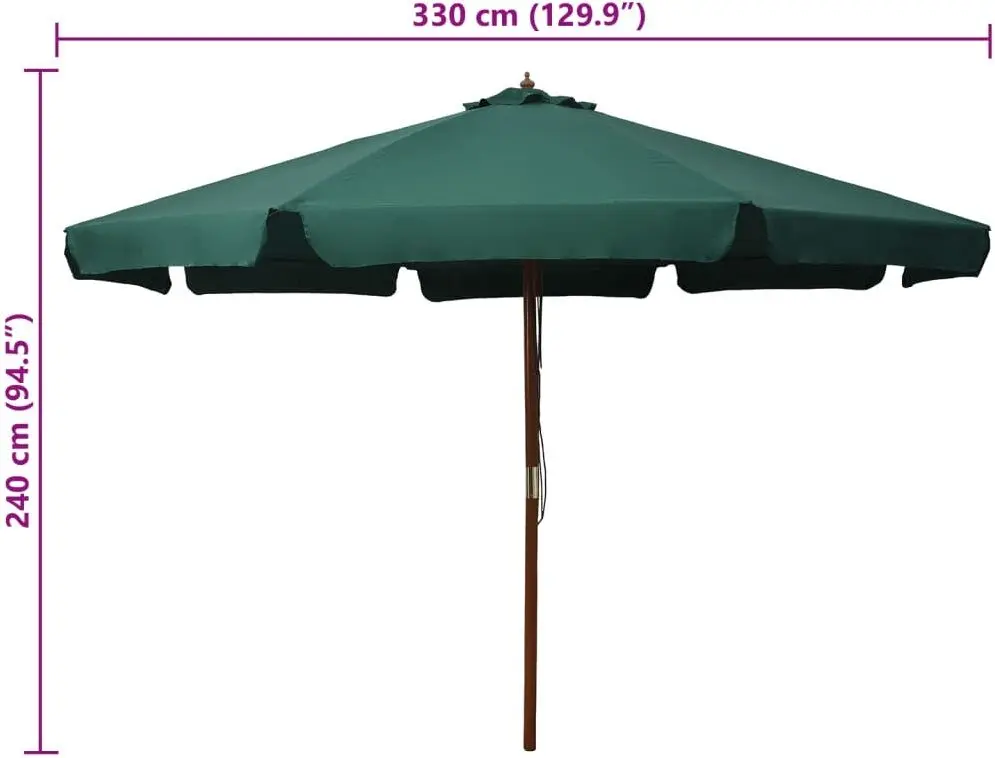 Зонт от солнца VidaXL 47213 (Green)