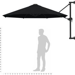 Umbrela de soare VidaXL 47300 (Black) Thumb