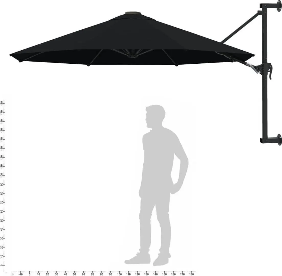 Umbrela de soare VidaXL 47300 (Black)