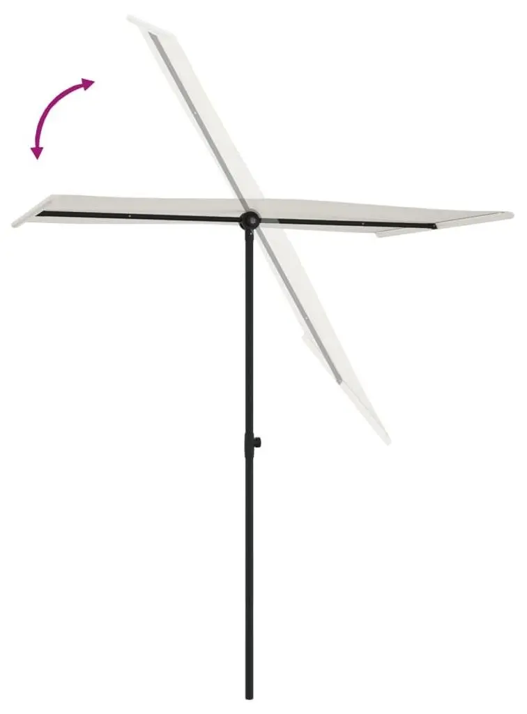 Зонт от солнца VidaXL 47329 (White)