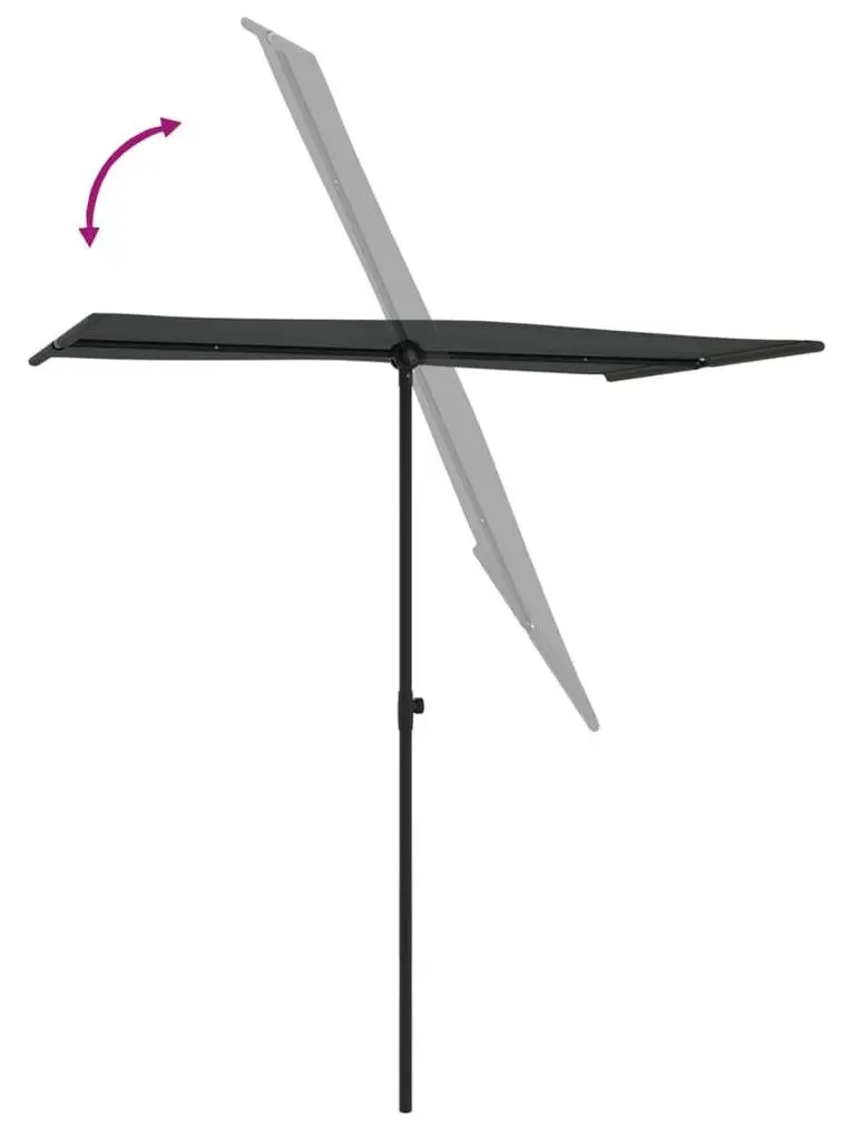 Зонт от солнца VidaXL 47330 (Anthracite)