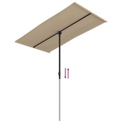 Зонт от солнца VidaXL 47331 (Taupe) Thumb