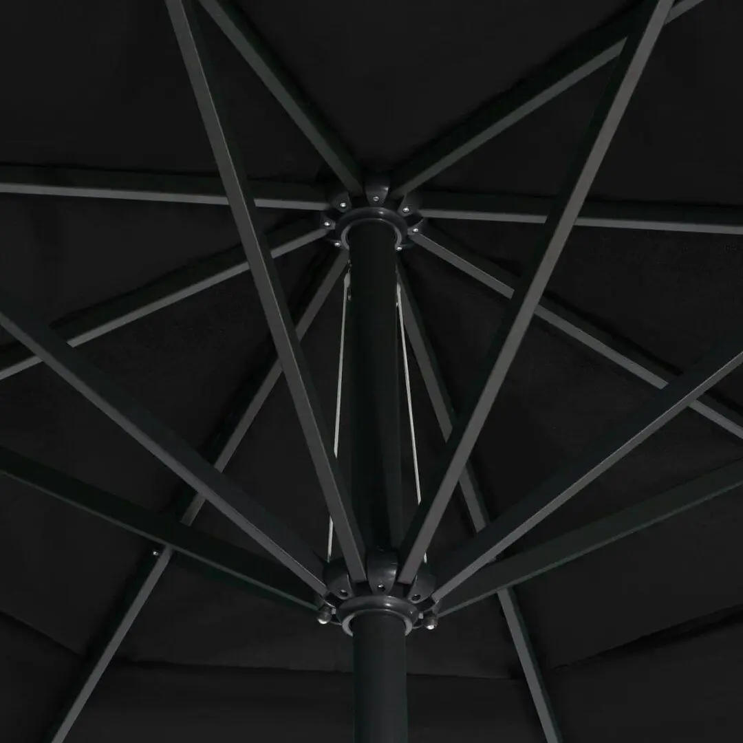 Umbrela de soare VidaXL 47376 (Black) - 2