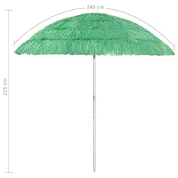 Зонт от солнца VidaXL Hawaii 314698 (Green) Thumb