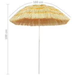 Umbrela de soare VidaXL Hawaii 44547 (Natural) Thumb