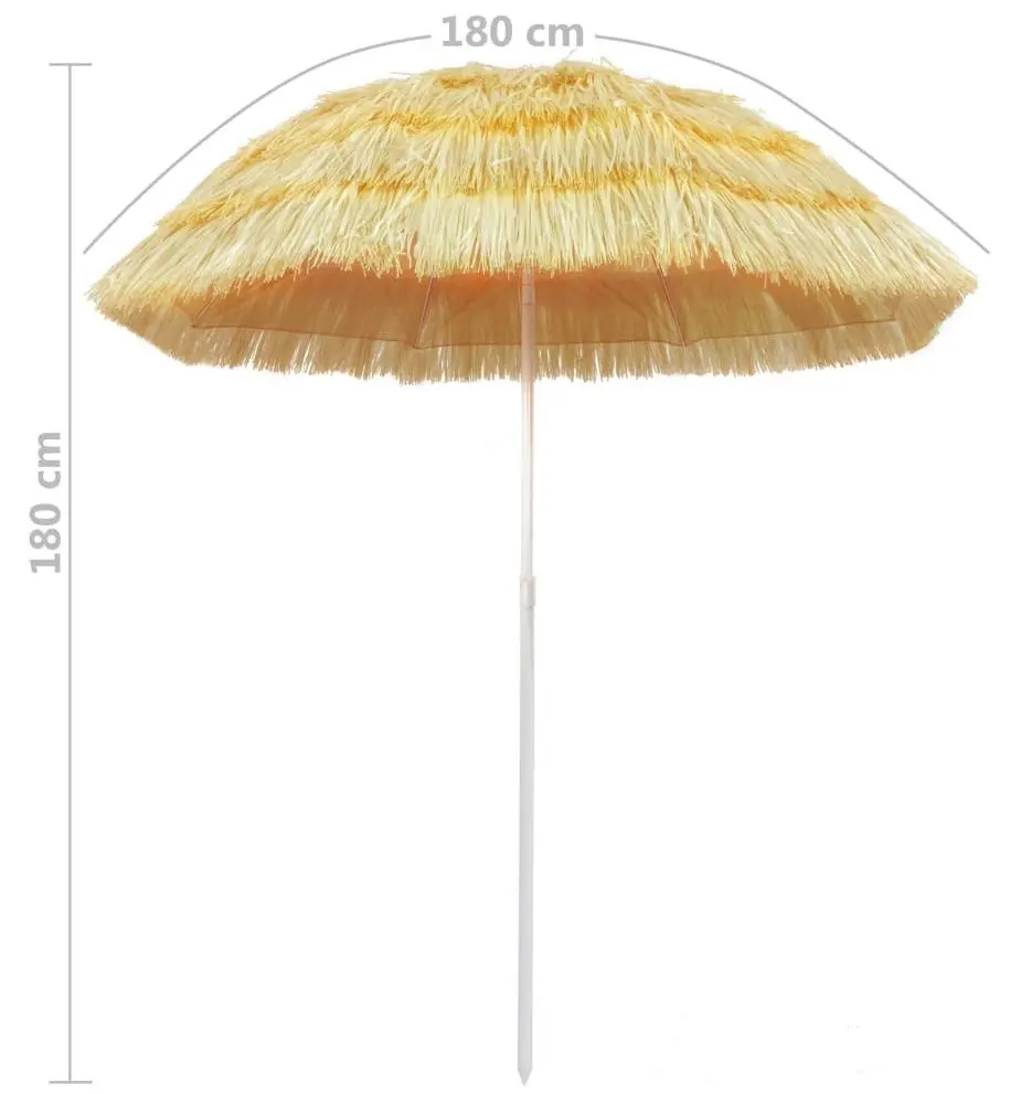 Umbrela de soare VidaXL Hawaii 44547 (Natural) - 5