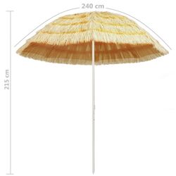 Umbrela de soare VidaXL Hawaii 44548 (Natural) Thumb