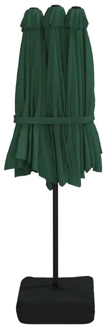 Umbrela de soare VidaXL LED 362954 (Green) - 3