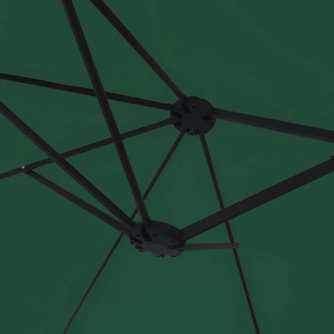 Umbrela de soare VidaXL LED 362954 (Green) - 4