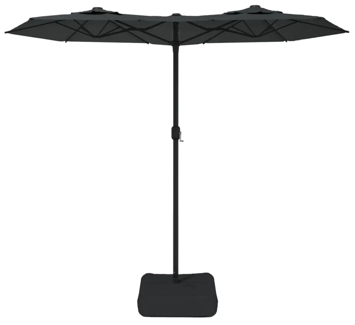 Зонт от солнца VidaXL LED 362971 (Anthracite)