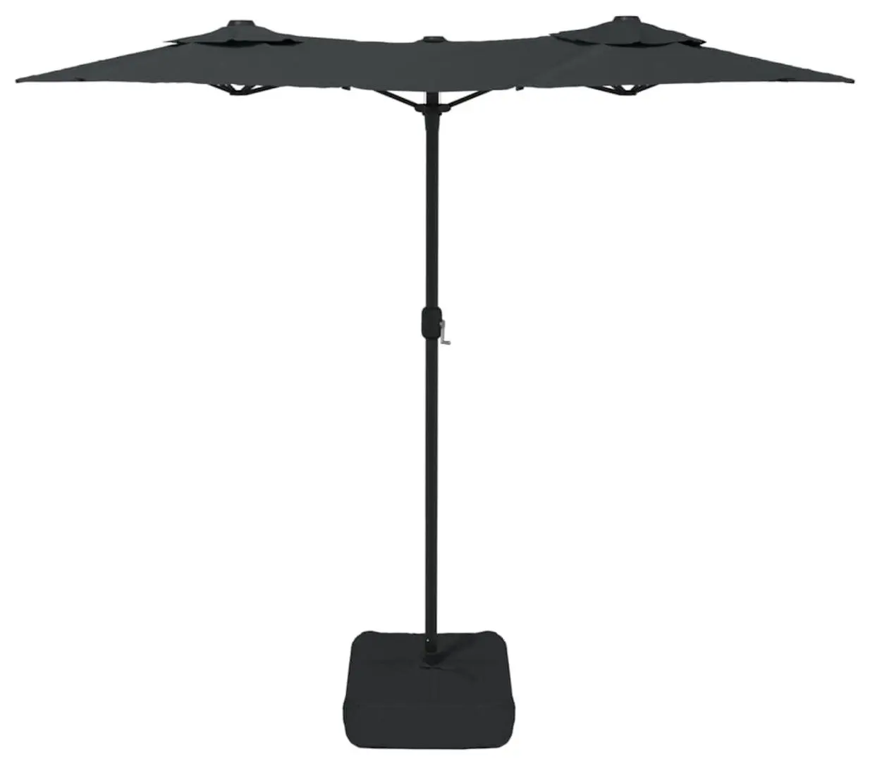 Зонт от солнца VidaXL LED 362971 (Anthracite)