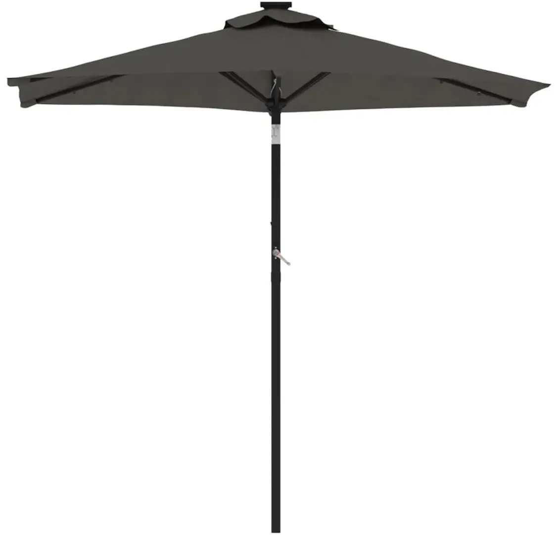 Зонт от солнца VidaXL LED 4005068 (Anthracite) - 2