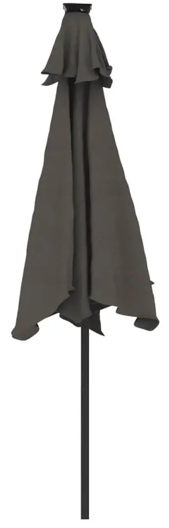 Зонт от солнца VidaXL LED 4005068 (Anthracite) - 4