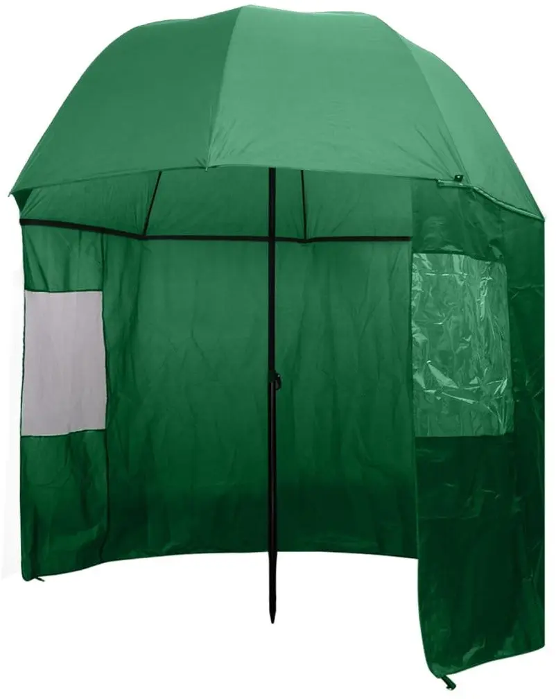 Cort umbrela pentru pescuit VidaXL 91028 (Green)