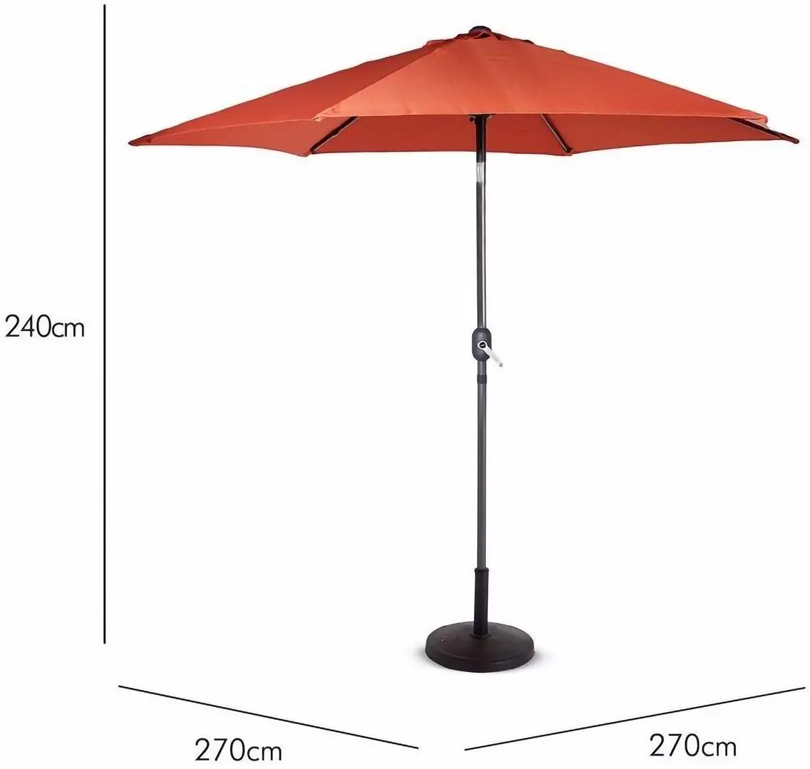 Umbrela de soare VonHaus 2522083.1 (Orange) - 5