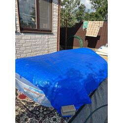 Тент Vorel 85100 90 гр/м2 10х15 м (Blue) Thumb