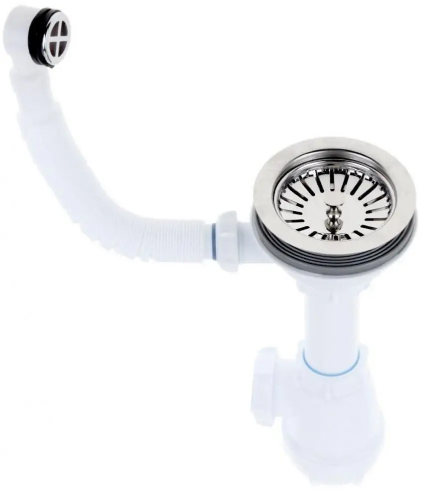 Сифон для одинарной мойки Marrbaxx 370-11-24 (White)