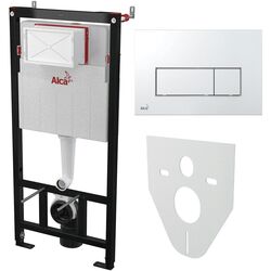 Инсталляция для унитаза 3в1 Alcaplast Sadromodul AM101/1120+M571+M91