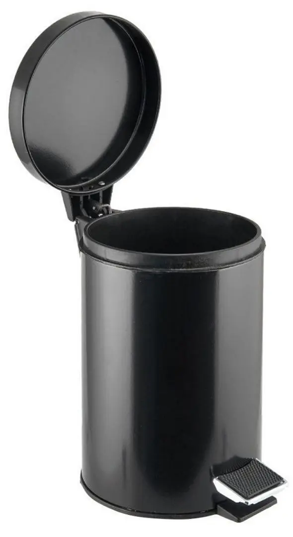 Set cos de gunoi + perie Bathroom Solutions 46063 (Black) - 3