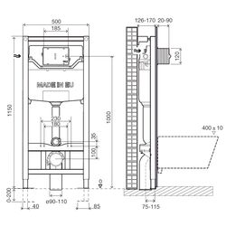Instalare pentru vas WC Imprese i-FRAME i5220OLIpure Thumb