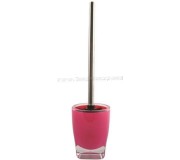 Perie pentru WC cu suport MSV Tahiti 40729 (Pink)