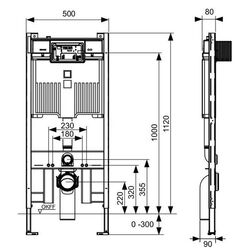 Инсталляция для унитаза 3в1 Tece Teceprofil 9.300.502 Thumb