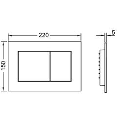 Инсталляция для унитаза 3в1 Tece Tecebase 9.400.407 Thumb