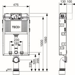 Инсталляция для унитаза Tece Tecebox 9.370.000 Thumb
