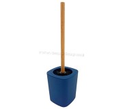 Perie pentru WC cu suport Tendance 47132 (Blue/Bamboo)