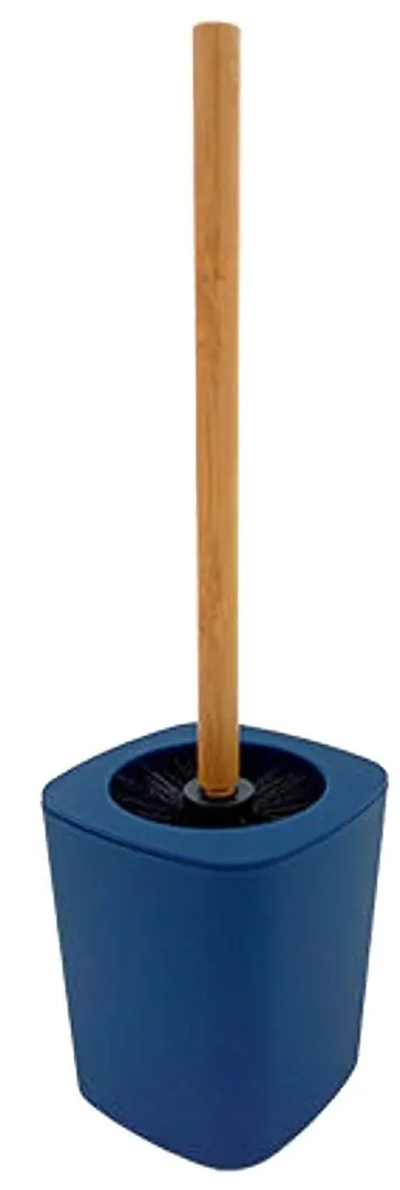 Perie pentru WC cu suport Tendance 47132 (Blue/Bamboo)