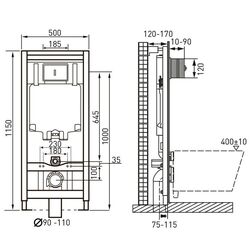 Инсталляция для унитаза 3в1 Volle Master Neo 201010 Thumb