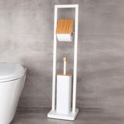 Подставка для ёршика и бумаги 5Five Naturelo 50315 (White) Thumb