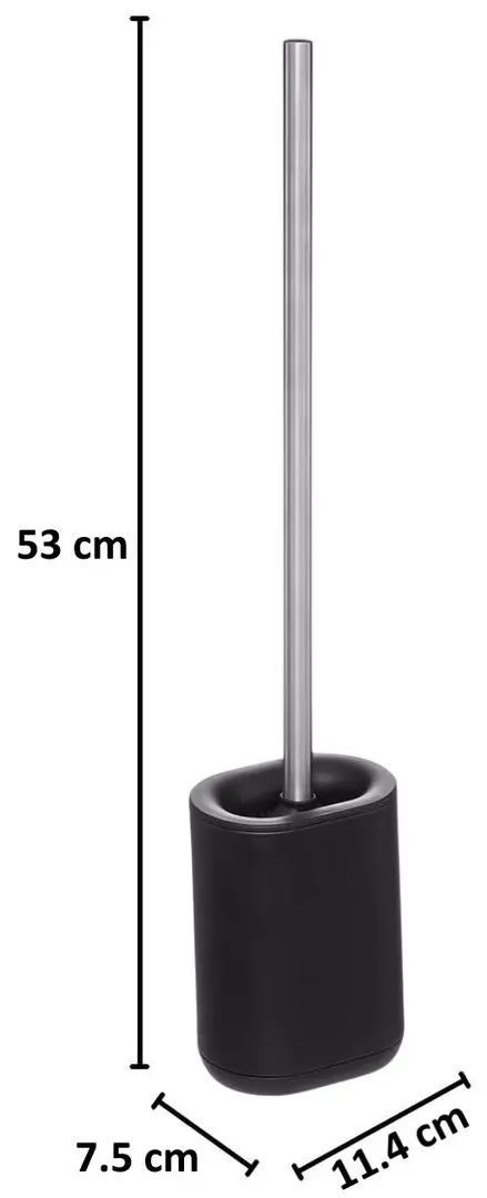 Щетка для туалета 5Five Siliflex (Black)