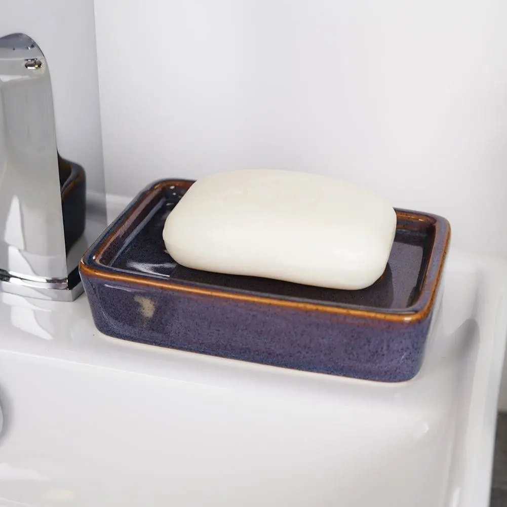 Набор для ванной Bathroom Solutions Engraved Text (Dark Blue)