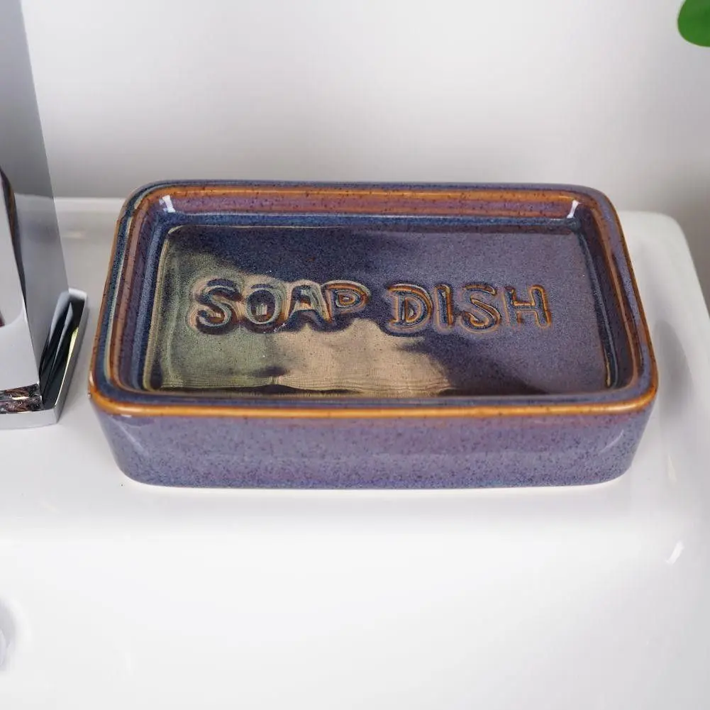 Набор для ванной Bathroom Solutions Engraved Text (Dark Blue)