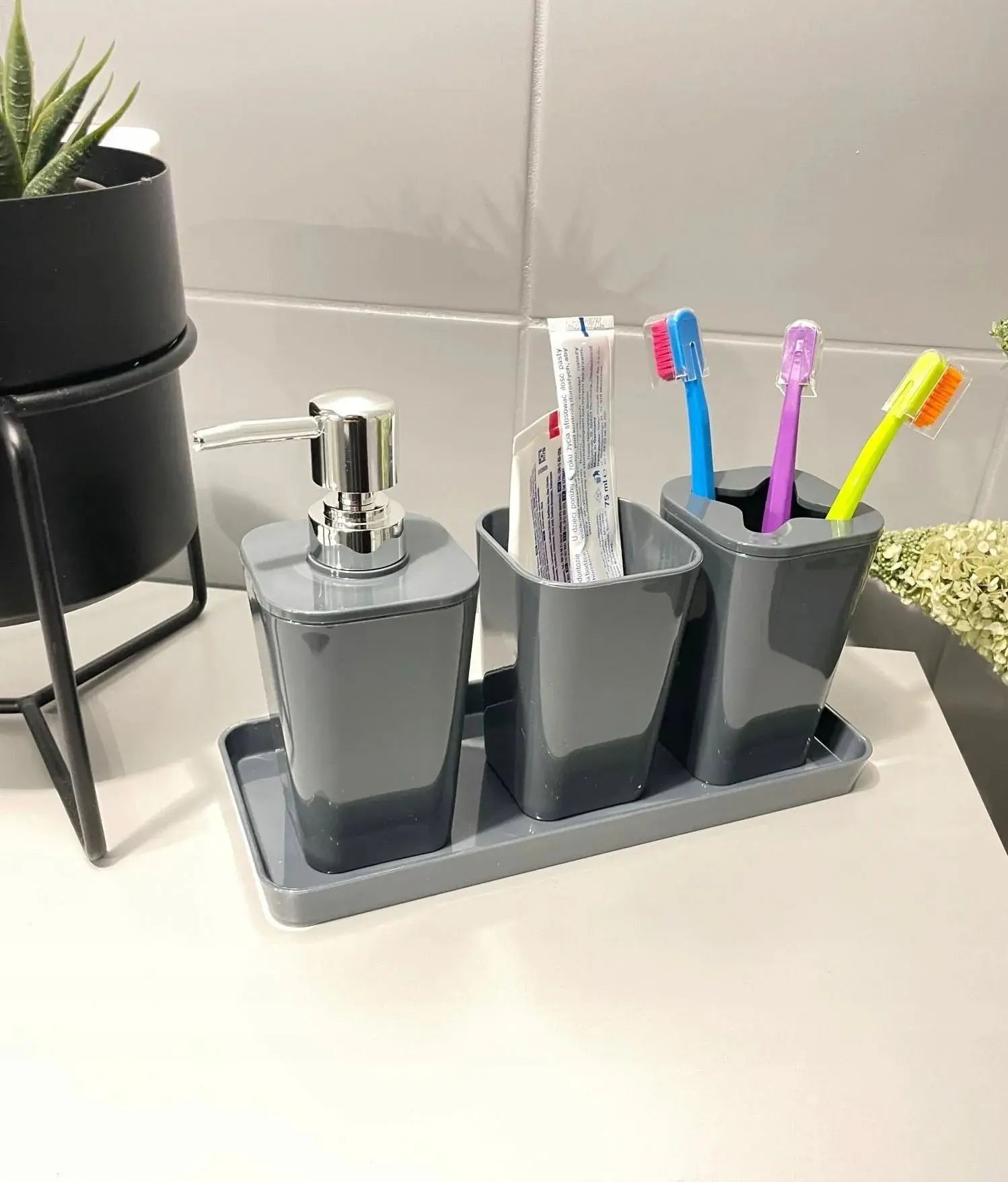 Set pentru baie Bathroom Solutions Stripes Line 39646 - 3