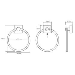 Держатель для полотенца Bemeta Beta 132104062 (Chrome) Thumb