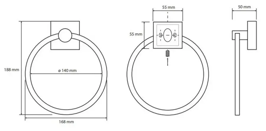 Держатель для полотенца Bemeta Beta 132104062 (Chrome)