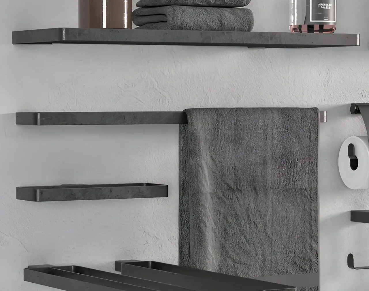 Держатель для полотенец Bemeta Nero 135004080 (Black)